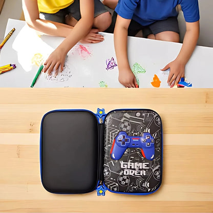 Estojo Escolar Infantil 3d Organizador 3 Divisórias Grande Estampa Com Alto Relevo