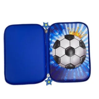 Estojo Escolar Infantil 3d Organizador 3 Divisórias Grande Estampa Com Alto Relevo