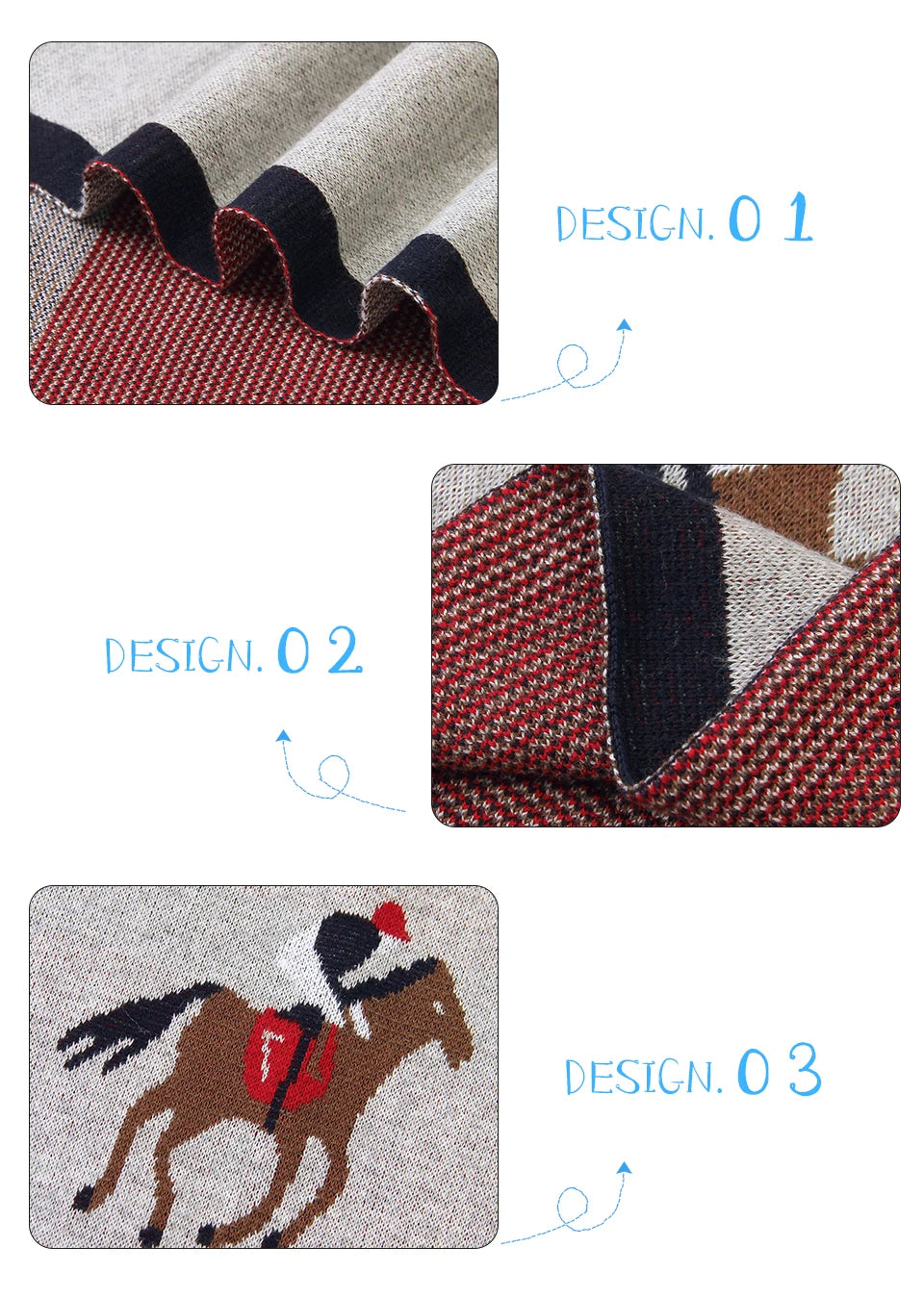 Manta de bebê tricotada, fofa, com desenho animado, macia e quentinha, ideal para enrolar e tomar banho. Mede 100 x 80 cm e pode ser usada como cobertor ou manta para carrinho de bebê.