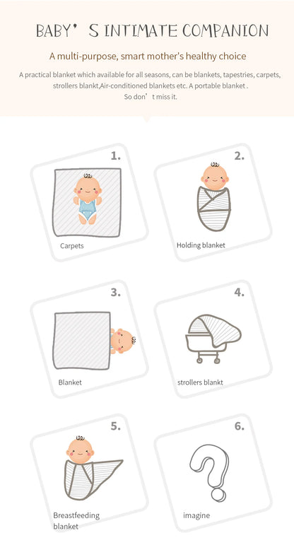 Manta de bebê tricotada, fofa, com desenho animado, macia e quentinha, ideal para enrolar e tomar banho. Mede 100 x 80 cm e pode ser usada como cobertor ou manta para carrinho de bebê.