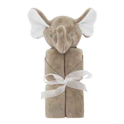 Cobertor de pelúcia para bebê, edredom para carrinho de bebê, lençol de inverno para recém-nascido, estampa de elefantes cinza, manta para envolver menino ou menina, cobertor infantil.