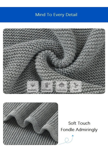 Mantas para Recém-Nascido, Artigos para Nascimento, Tecido Tricotado, Algodão, Carrinho de Bebê, Super Macio, Envoltório para Bebê, Enxoval Infantil, Menina, Manta Infantil