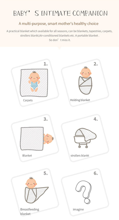 Manta para Bebê Super Macia, Envoltório para Recém-Nascido, 100*80cm, Cobertor de Tricô para Bebê e Criança, Ideal para Carrinho de Bebê, Berço e Cadeirinha de Carro