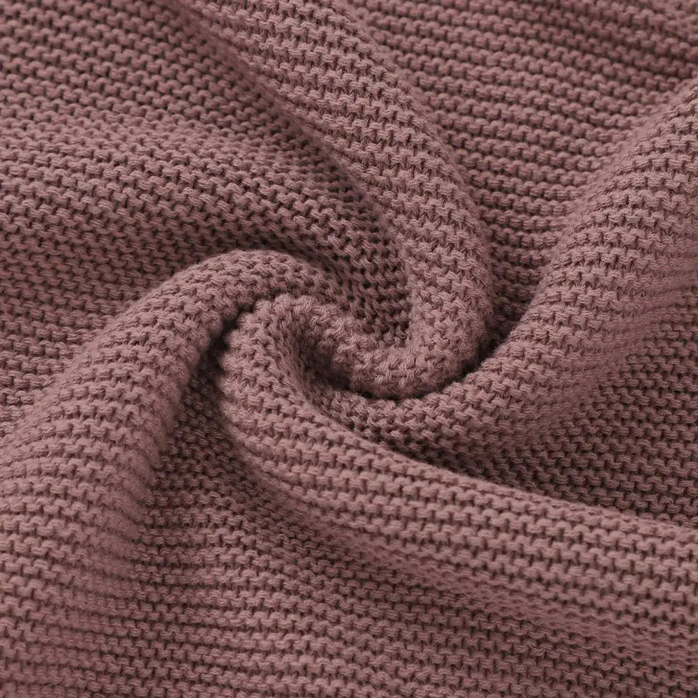 Mantas para Recém-Nascido, Artigos para Nascimento, Tecido Tricotado, Algodão, Carrinho de Bebê, Super Macio, Envoltório para Bebê, Enxoval Infantil, Menina, Manta Infantil