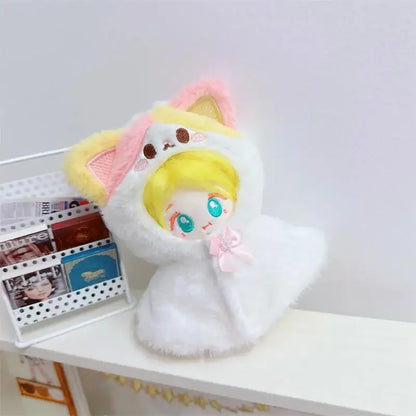 Roupa para boneca de 10cm, casaco quente de pelúcia para boneca, acessórios para boneca, desenvolve habilidades manuais, brinquedo para presente infantil. Disponível em estoque