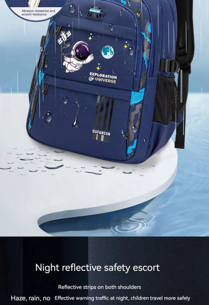 Mochila Infantil para Escola, Mochila Ortopédica Impermeável para Meninos, Mochila Escolar Primária, Mochila para Livros Infantil