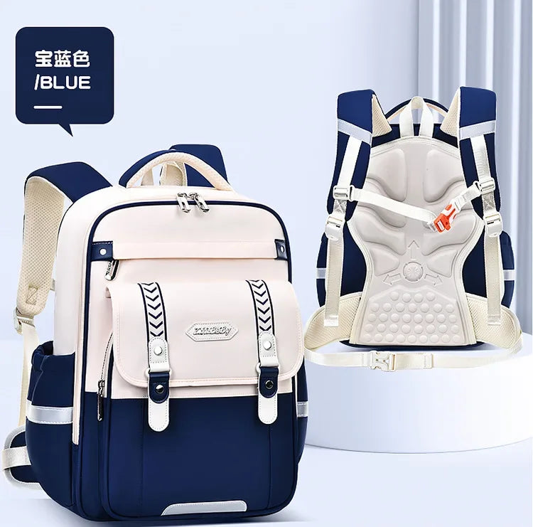Mochila escolar infantil impermeável para meninas e meninos, mochila ortopédica para escola primária, mochila escolar infantil para livros.