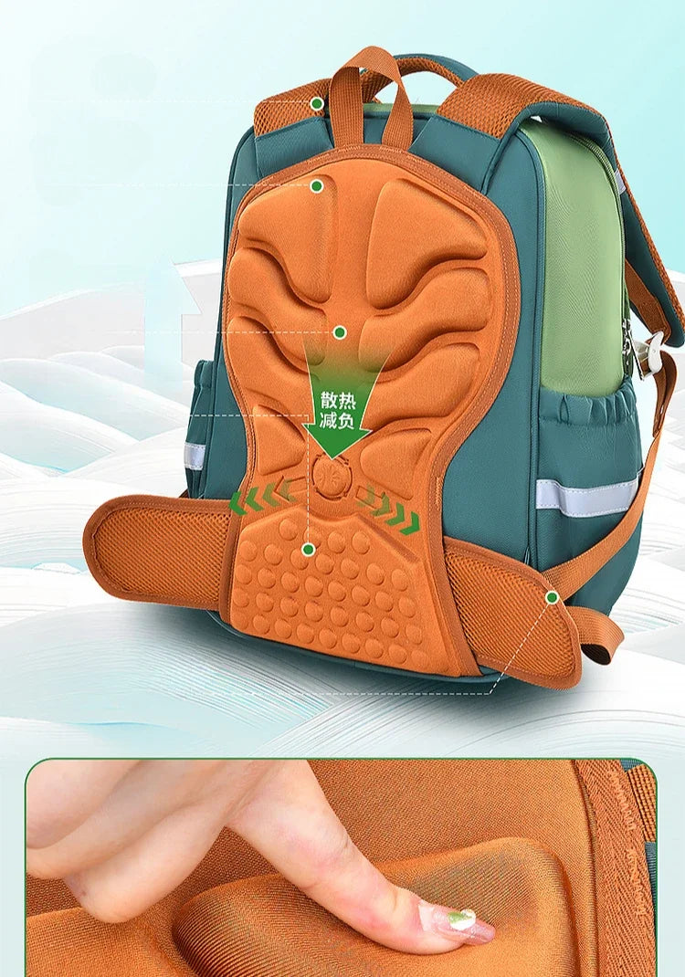 Mochila escolar infantil impermeável para meninas e meninos, mochila ortopédica para escola primária, mochila escolar infantil para livros.