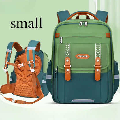 Mochila escolar infantil impermeável para meninas e meninos, mochila ortopédica para escola primária, mochila escolar infantil para livros.