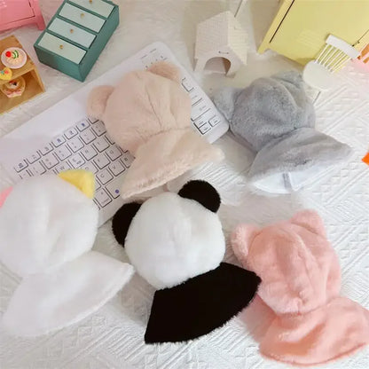 Roupa para boneca de 10cm, casaco quente de pelúcia para boneca, acessórios para boneca, desenvolve habilidades manuais, brinquedo para presente infantil. Disponível em estoque