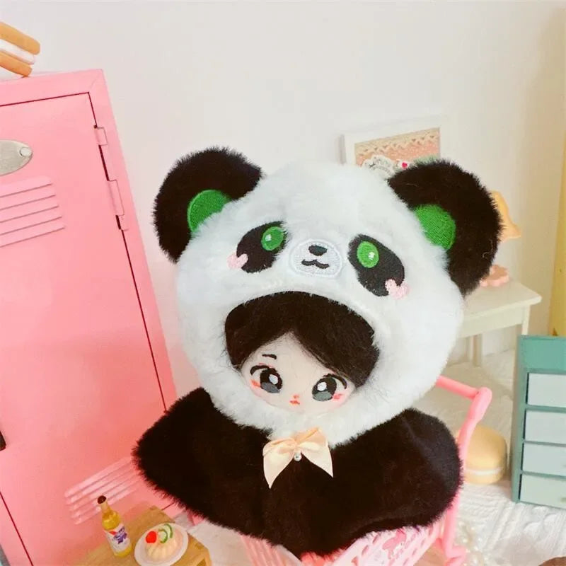 Roupa para boneca de 10cm, casaco quente de pelúcia para boneca, acessórios para boneca, desenvolve habilidades manuais, brinquedo para presente infantil. Disponível em estoque