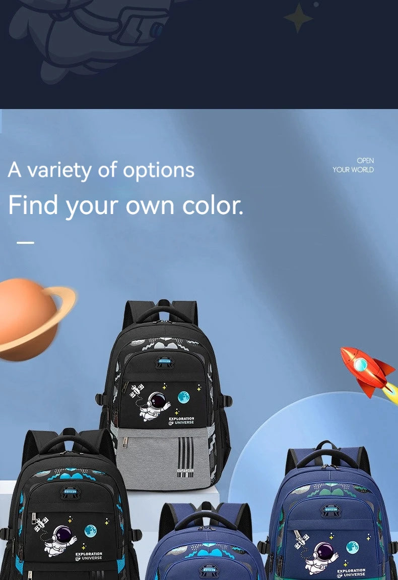 Mochila Infantil para Escola, Mochila Ortopédica Impermeável para Meninos, Mochila Escolar Primária, Mochila para Livros Infantil