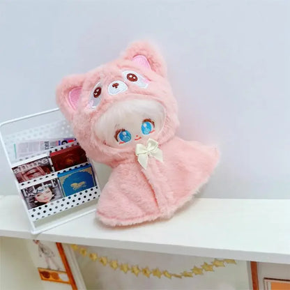 Roupa para boneca de 10cm, casaco quente de pelúcia para boneca, acessórios para boneca, desenvolve habilidades manuais, brinquedo para presente infantil. Disponível em estoque