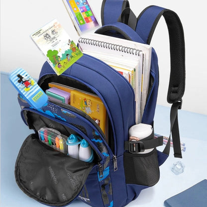 Mochila Infantil para Escola, Mochila Ortopédica Impermeável para Meninos, Mochila Escolar Primária, Mochila para Livros Infantil