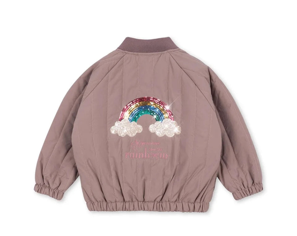 Jaquetas de inverno 2025 para bebês meninos, em lã de cordeiro com lantejoulas e desenhos animados. Roupas infantis para meninas, casaco corta-vento, estilo aviador, tamanhos de 1 a 9 anos.