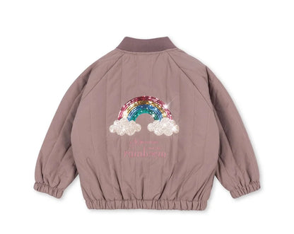 Jaquetas de inverno 2025 para bebês meninos, em lã de cordeiro com lantejoulas e desenhos animados. Roupas infantis para meninas, casaco corta-vento, estilo aviador, tamanhos de 1 a 9 anos.