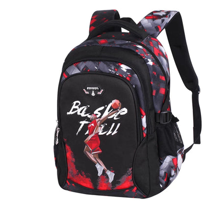 Mochila escolar infantil masculina com estampa de futebol, mochila recortada estilo anime, bolsa de viagem com estampa de futebol, mochila escolar para adolescentes.