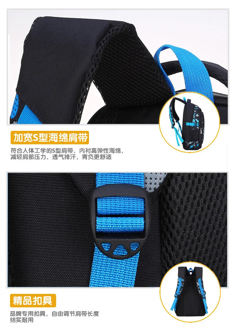 Mochila infantil, mochila escolar grande para meninos, mochila ortopédica impermeável, mochila escolar grande para livros, mochila infantil