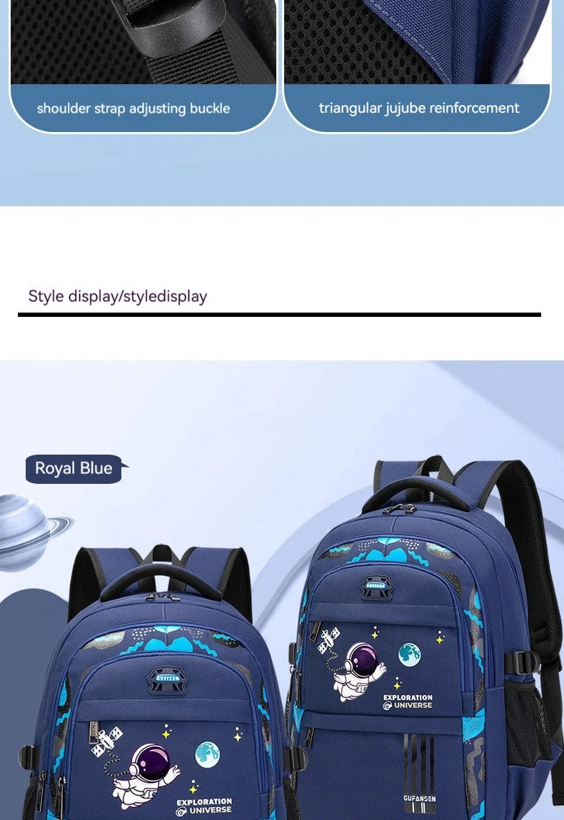 Mochila Infantil para Escola, Mochila Ortopédica Impermeável para Meninos, Mochila Escolar Primária, Mochila para Livros Infantil