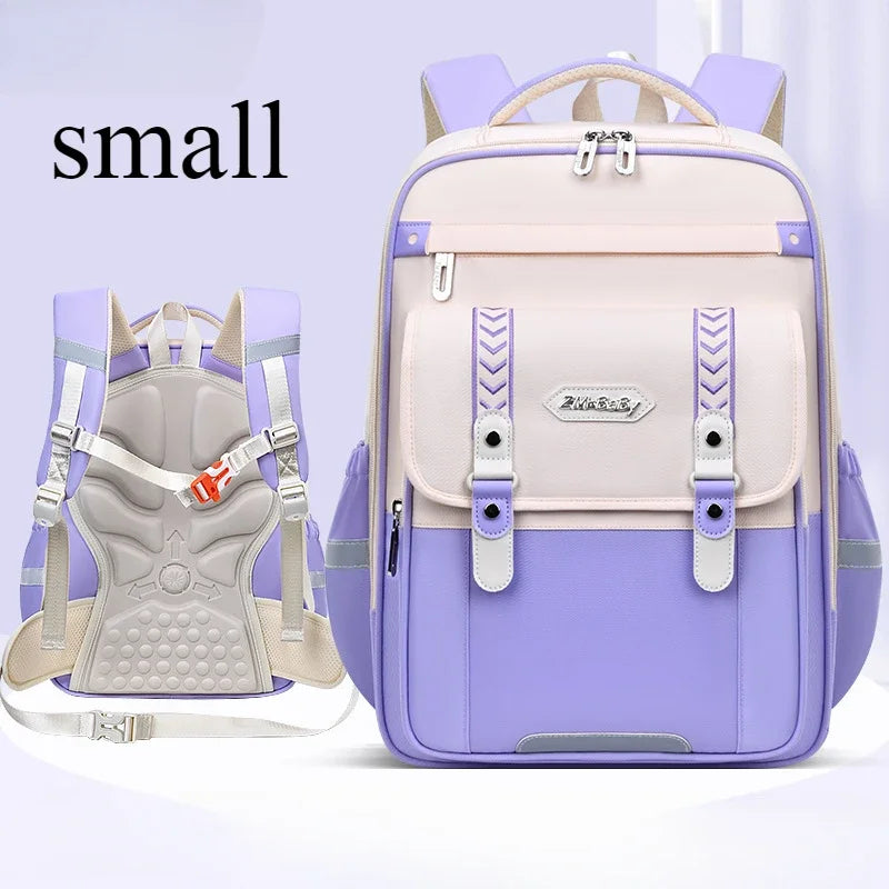 Mochila escolar infantil impermeável para meninas e meninos, mochila ortopédica para escola primária, mochila escolar infantil para livros.