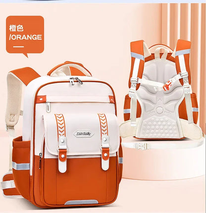 Mochila escolar infantil impermeável para meninas e meninos, mochila ortopédica para escola primária, mochila escolar infantil para livros.