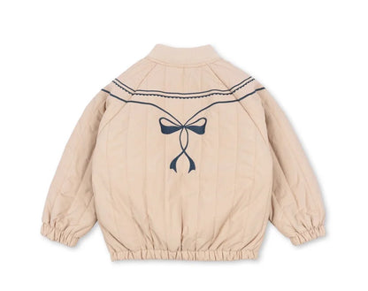 Jaquetas de inverno 2025 para bebês meninos, em lã de cordeiro com lantejoulas e desenhos animados. Roupas infantis para meninas, casaco corta-vento, estilo aviador, tamanhos de 1 a 9 anos.