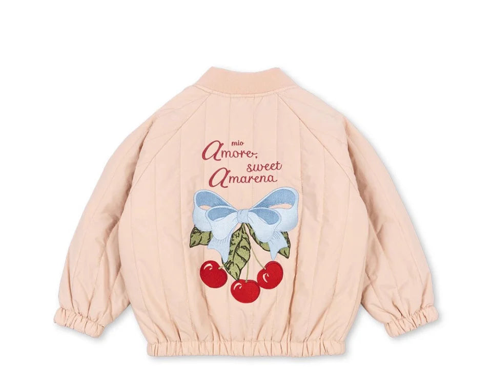 Jaquetas de inverno 2025 para bebês meninos, em lã de cordeiro com lantejoulas e desenhos animados. Roupas infantis para meninas, casaco corta-vento, estilo aviador, tamanhos de 1 a 9 anos.