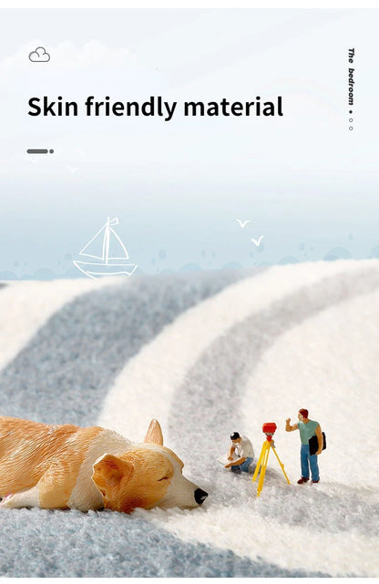 Tapetes de cashmere para decoração de quarto, tapete de cabeceira listrado Maison, tapete felpudo para sala de estar, tapete denso, tapete infantil.