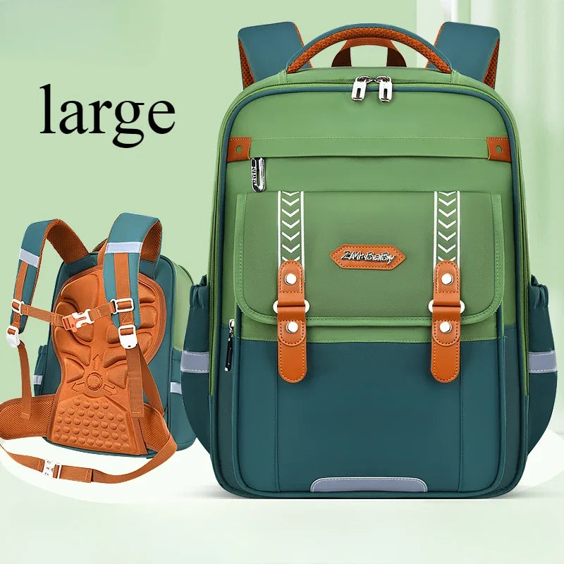 Mochila escolar infantil impermeável para meninas e meninos, mochila ortopédica para escola primária, mochila escolar infantil para livros.