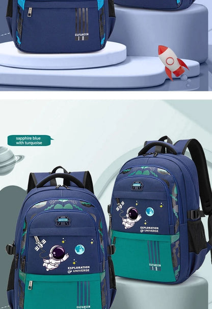 Mochila Infantil para Escola, Mochila Ortopédica Impermeável para Meninos, Mochila Escolar Primária, Mochila para Livros Infantil