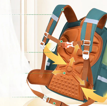 Mochila escolar infantil impermeável para meninas e meninos, mochila ortopédica para escola primária, mochila escolar infantil para livros.