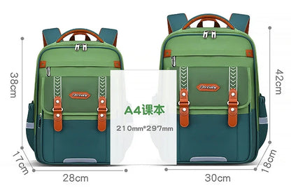 Mochila escolar infantil impermeável para meninas e meninos, mochila ortopédica para escola primária, mochila escolar infantil para livros.
