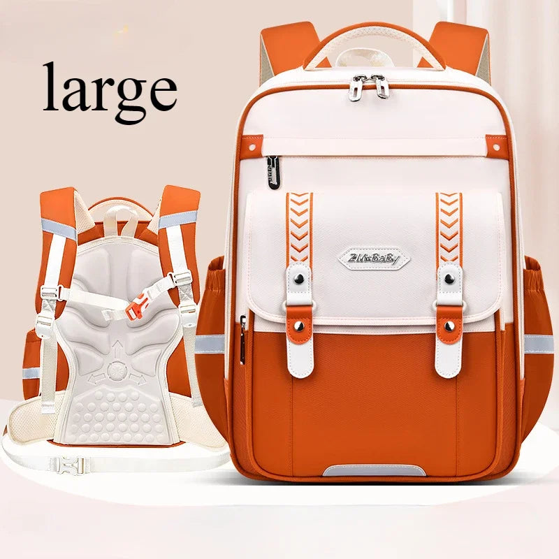 Mochila escolar infantil impermeável para meninas e meninos, mochila ortopédica para escola primária, mochila escolar infantil para livros.