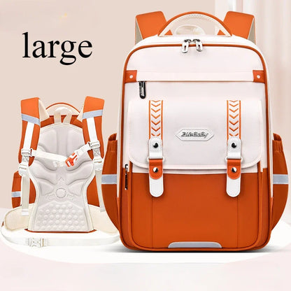 Mochila escolar infantil impermeável para meninas e meninos, mochila ortopédica para escola primária, mochila escolar infantil para livros.
