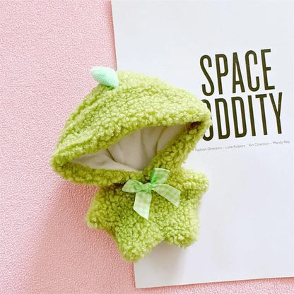 Roupa para boneca de 10cm, casaco quente de pelúcia para boneca, acessórios para boneca, desenvolve habilidades manuais, brinquedo para presente infantil. Disponível em estoque